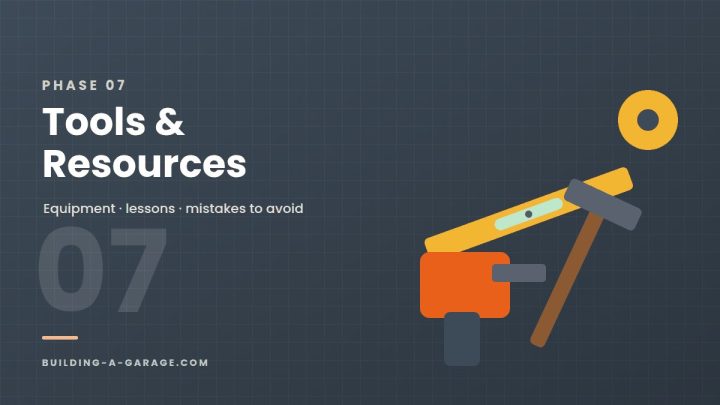12 Mistakes I Made Building My Garage (So You Don’t Have To)